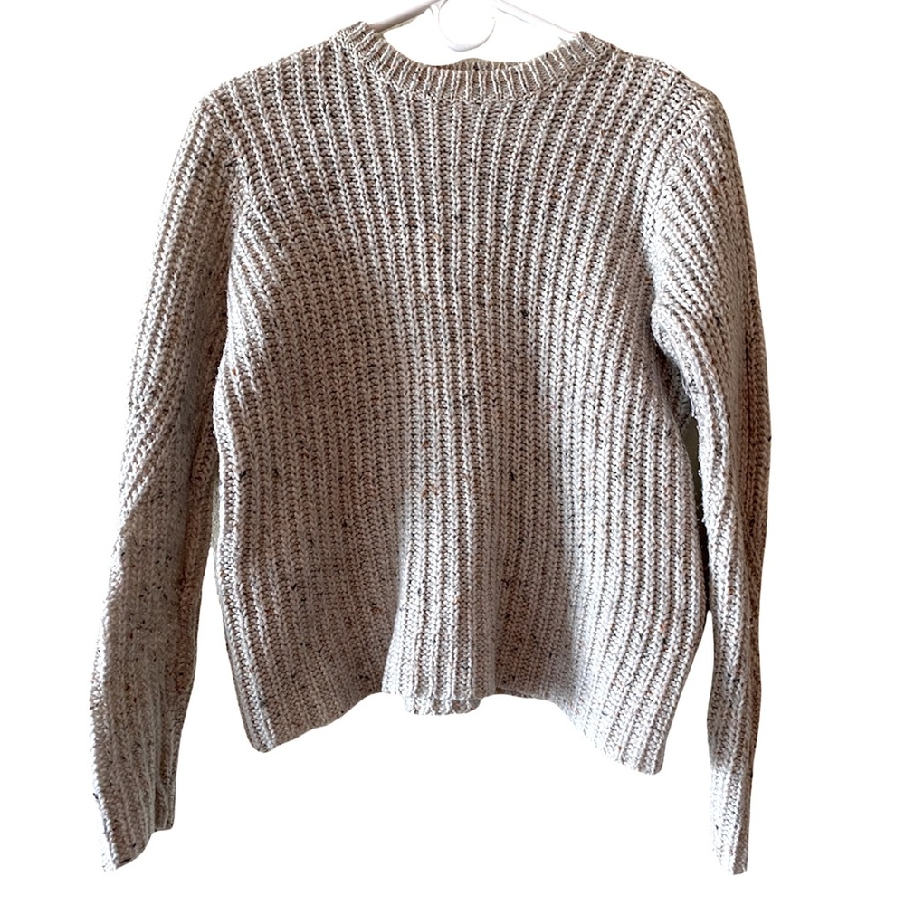 A New Day Cream Speckled Crewneck Sweater
